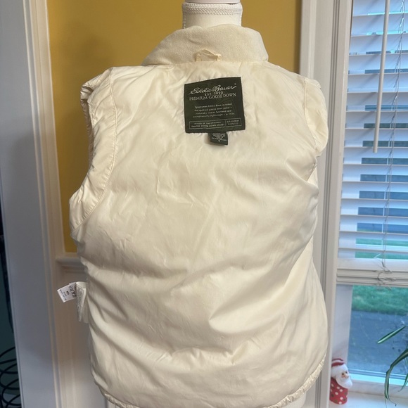 Edie Bauer  Premium Goose Down Puffer vest women Small  Full zip - Picture 3 of 8